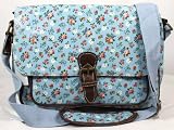 Jasper Baby Blue Mini Floral Laminate Summer Crossbody Bag (11-1070)