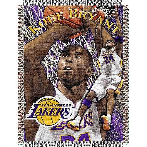Los Angeles Lakers Kobe Bryant Jacquard Woven Blanket