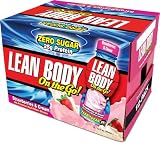 Labrada Nutrition Lean Body On the Go Ready to Drink, Strawberries & Cream, 14-Ounce Bottles (Pack of 12)