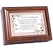 Cottage Garden Dearest Granddaughter Woodgrain Music Box Plays Light Up My Life