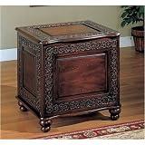 Beautiful Deep Tobacco Finish Storage Mini Cedar Hope Chest By Coaster