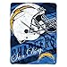 Northwest NFL Los Angeles Chargers Unisex-Adult Micro Raschel Throw Blanket, 46