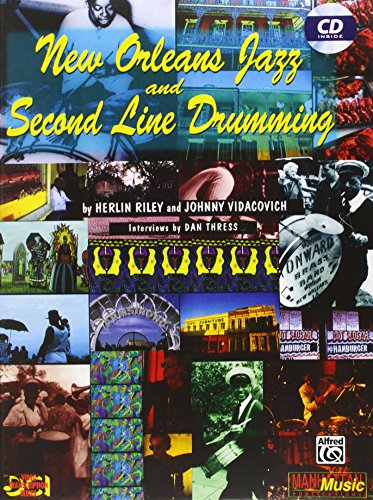new orleans jazz and second line drumming book  cd new orleans drumming series