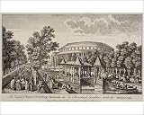 Photographic Print of The Chinese Building and Rotunda in Ranelagh Gardens, Chelsea, London, c1750. from Heritage-Images