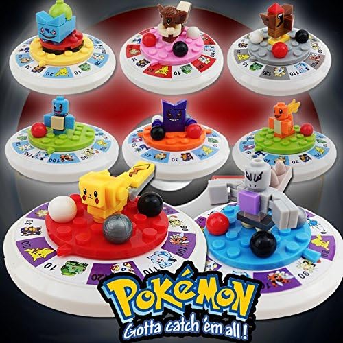 1 Piece Pokemon Go Pokeball Building Blocks Pikachu Squirtle Eevee Minifigures Compatible Lego Children Toys Christmas Gift