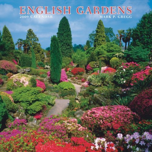 English Gardens 2009 Wall Calendar 12 X 12