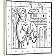 Box Canvas Print of Alan Middleton, collector of rents, 15th century, (1910) from Heritage-Images'