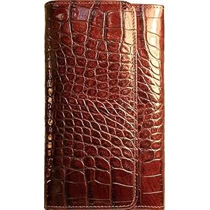Buy Jack Georges Croco Collection Ladies Clutch Ladies Wallets, Cranberry by Jack Georges