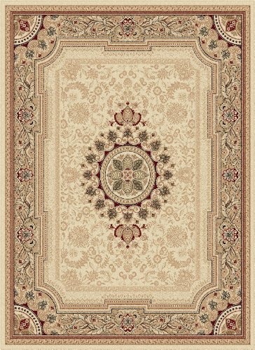 Universal Rugs 104672 Ivory 8x11 Area Rug, 7-Feet 10-Inch by 10-Feet 3-Inch On Sale