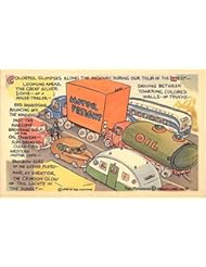 Entertainment Memorabilia: Reg Manning Travelcard No. 35 Comic Funny Original Vintage Postcard - Lollesgard Specialty Co