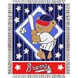 Atlanta Braves MLB Triple Woven Jacquard Throw (044 Series) (36"x46")