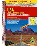 MARCO POLO USA, Alaska, S�dliches Kanada 1 : 2 000 000 / 1 : 4 000 000 Reiseatlas - 