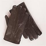 Men's Thinsulate Lined Lambskin Leather Casual Gloves