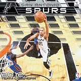 2012 SAN ANTONIO SPURS 12X12 WALL CALENDAR