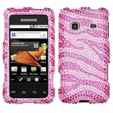 Samsung Galaxy Prevail M820 Bling-Bling Rhinestone Hard Protector Cover Cas ....