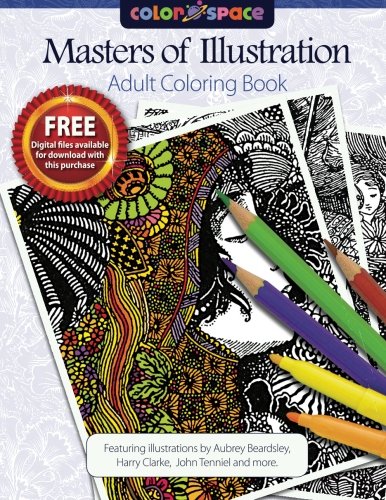 Masters of Illustration: Adult Coloring Book, by Elle Zissou