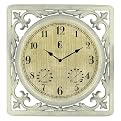 Metal Cast Iron Indoor and Outdoor Wall Clock