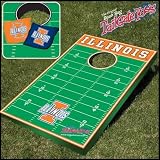 Illinois Fighting Illini NCAA Football Field Bean Bag Toss Game