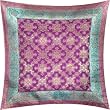ShalinCraft Pillow Cover India Furniture Gifts Online Silk Fabric 16x16 inches (bcbr169)