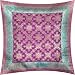 ShalinCraft Pillow Cover India Furniture Gifts Online Silk Fabric 16x16 inches (bcbr169)