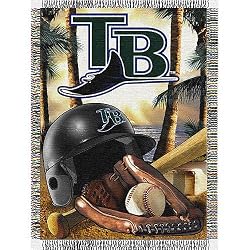 Tampa Bay Devil Rays MLB Woven Tapestry Throw (Home Field Advantage) (48"x60")