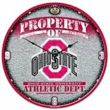 IMAGE OF NCAA Ohio State Buckeyes 18-Inch High Definition Clock