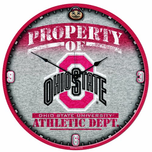 NCAA Ohio State Buckeyes 18-Inch High Definition Clock