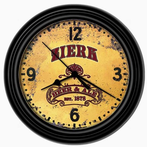 Collectible ZIERK Beer & Ale Brewery Wall Clock