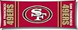 San Francisco 49ers Body Pillow - NFL Football Fan Shop Sports Team Merchandise