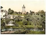 Burn's Monument, Ayr, Scotland wall sized print (photochrom) photochrome , 14x18