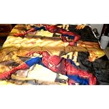 , 1 , Sleeping Bag, SPIDER-MAN II, 30" x 57", Slumber Bag, Unzips, to a, 60" x 57", COMFORTER, SLEEPING MAT, or BLANKET,