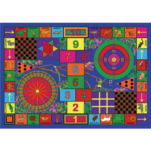 Teacher's Pet Preschool Rug Rectangle 10' 9W x 13' 2L Huge Discount