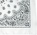 Military Army Trainmen Paisley Bandanas (White - 22