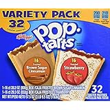 Pop-Tarts Variety Frosted Strawberry and Brown Sugar Cinnamon, 57.50 Ounce