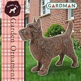 英国ガードマン（GARDMAN）　ガーデンオーナメント　スコッティドッグ　アンティーク調アイアン