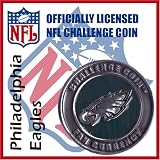 Philadelphia Eagles NFL Football Helmet Challenge Coin Poker Card Guard