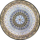 IMAGE OF Marble Mosaic Stone Art Tile Wall Table Floor Decor, 48
