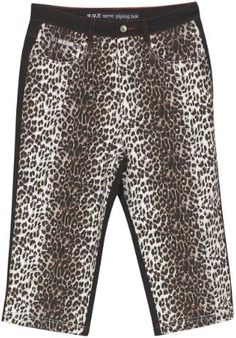 Plus Size Animal Print Capri --Size: 22 Color: Multi