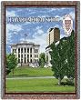 Harvard Univ Med School Bldg Throw - 70 x 54 Blanket/Throw - Harvard Crimson