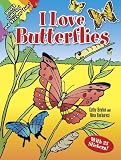 I Love Butterflies (Dover Coloring Books)