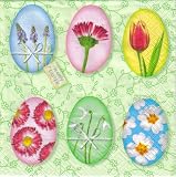 Serviette oeufs de paques