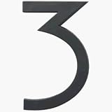 Signs: HY-KO PRODUCTS CO FM-6/3 FLOATING MOUNT HOUSE NUMBER 6" BLACK #3