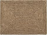 ナチュラル ラグ TZ202 ブラウン BR (140×200cm)
