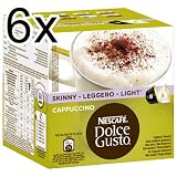 Produkt-Bild: Nescaf&eacute; Dolce Gusto Cappuccino light, 6er Pack, 6 x 16 Kapseln (48 Portionen)