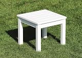 White All-Weather EUCALYPTUS Side Table