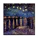 Starry Night Over the Rhone By Vincent Van Gogh Tile Trivet