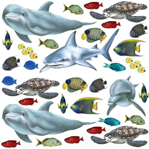 Walls of the Wild Fish Economy Size 48 X 48