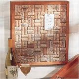 Wine Cork Bulletin Board Kit (Maple