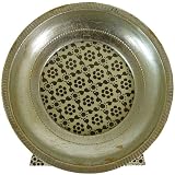 Cavallini Florentine Round Silver Wood Picture Frame