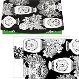 Thomas Paul Black and White Gift Box Note Card, 6.25 X 4.5 Inches, 10 Notecards - 10 Envelopes (35694)